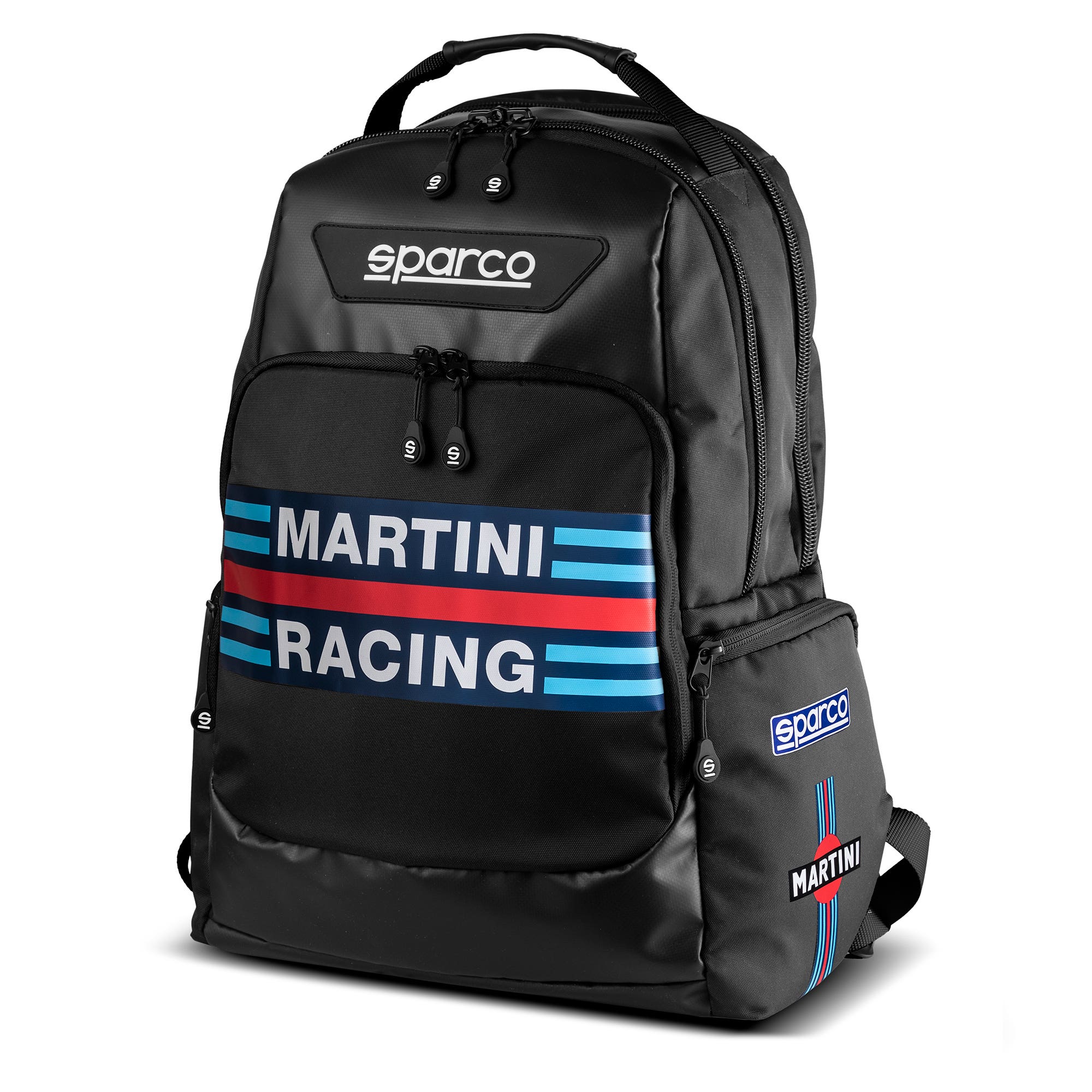 Sparco SUPERSTAGE MARTINI RACING рюкзак, 52 x 40 x 20 см, черный. DARK-STOCK.RU