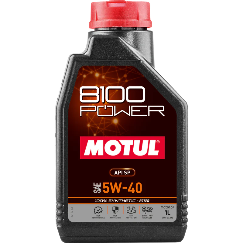 MOTUL 8100 POWER масло моторное (5W40/1 л.)_dark-stock.ru