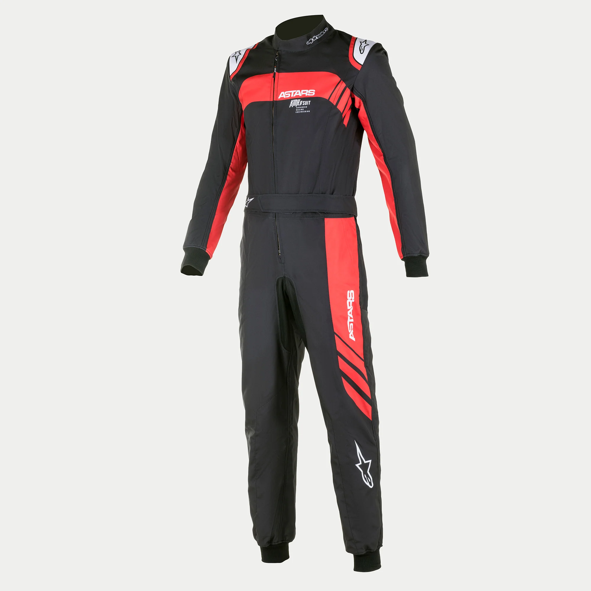 Alpinestars KMX-9 V3 GRAPHIC 3 комбинезон для картинга, черный/красный, р-р 54. DARK-STOCK.RU