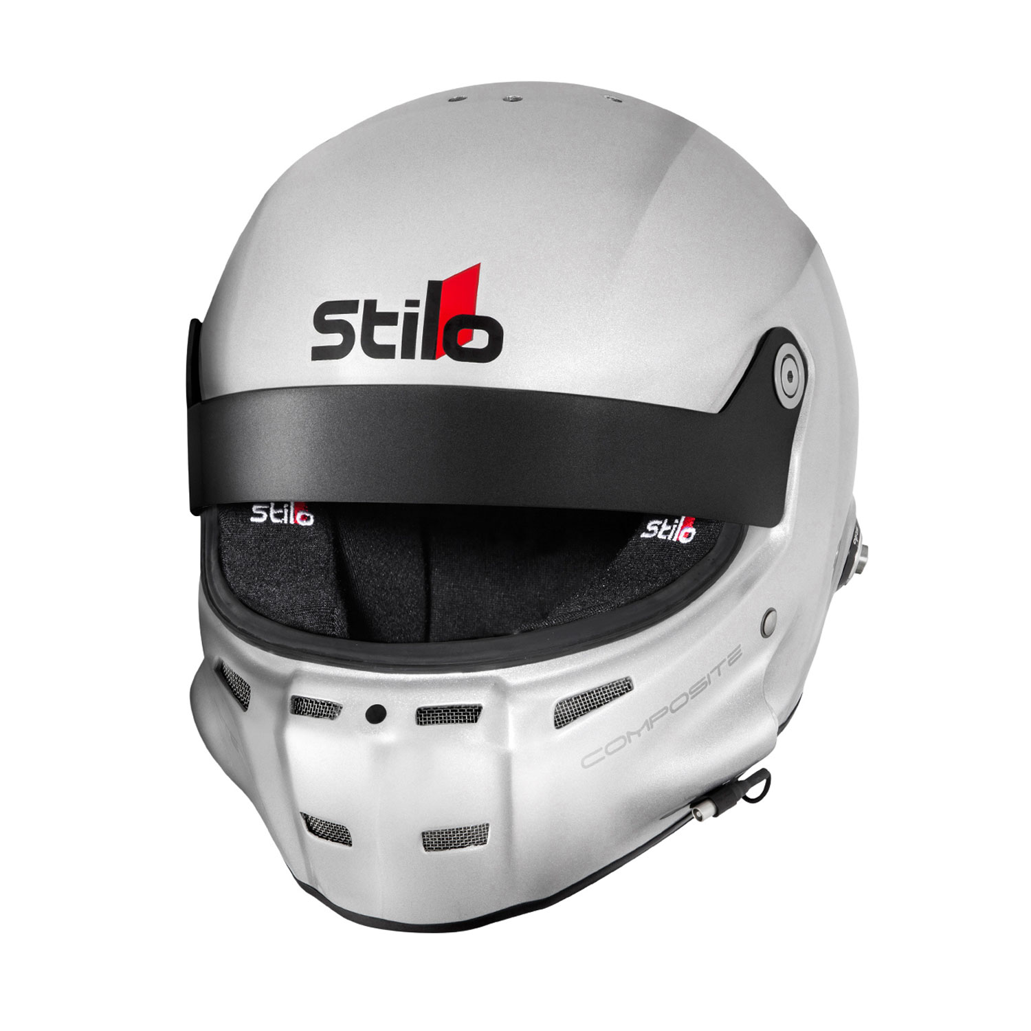 Stilo ST5GT COMPOSITE шлем для автоспорта, серебристый, р-р 59_dark-stock.ru