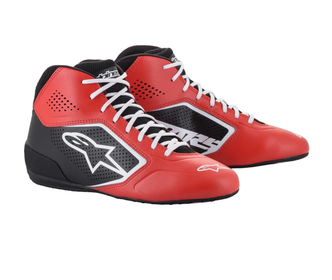 Alpinestars TECH-1 K START v2 ботинки для картинга, красный/черный/белый, р-р 45(EUR)/11.5(US)/10.5 в DARK-STOCK.RU