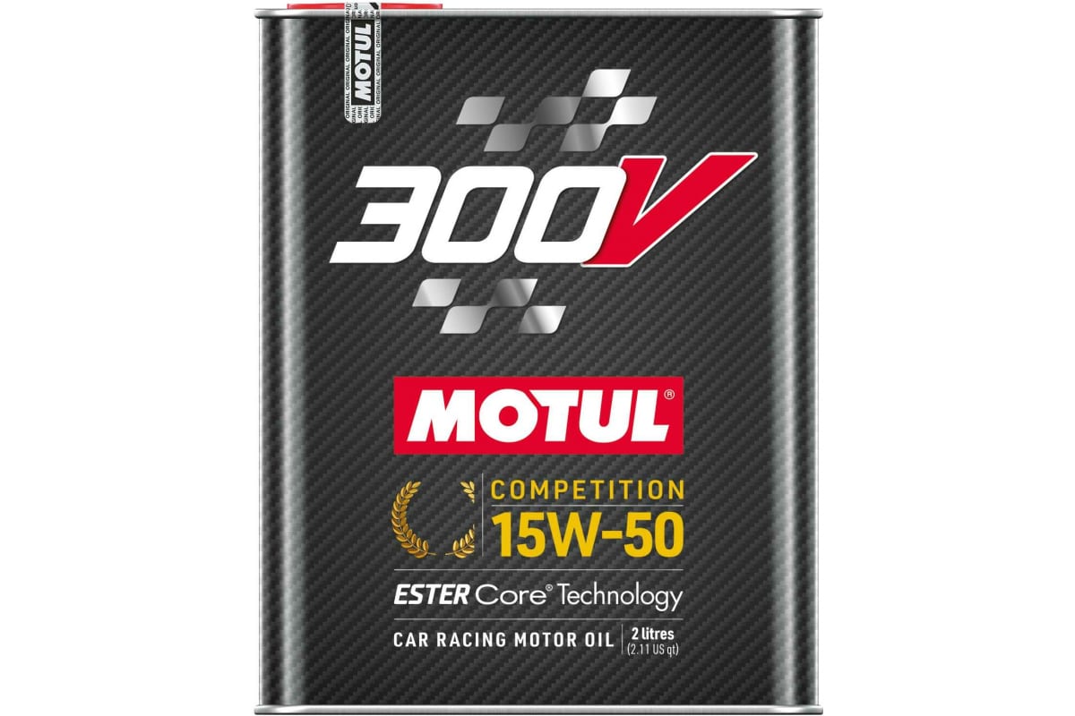 MOTUL 300V COMPETITION масло моторное (15W50/2 л.)_dark-stock.ru