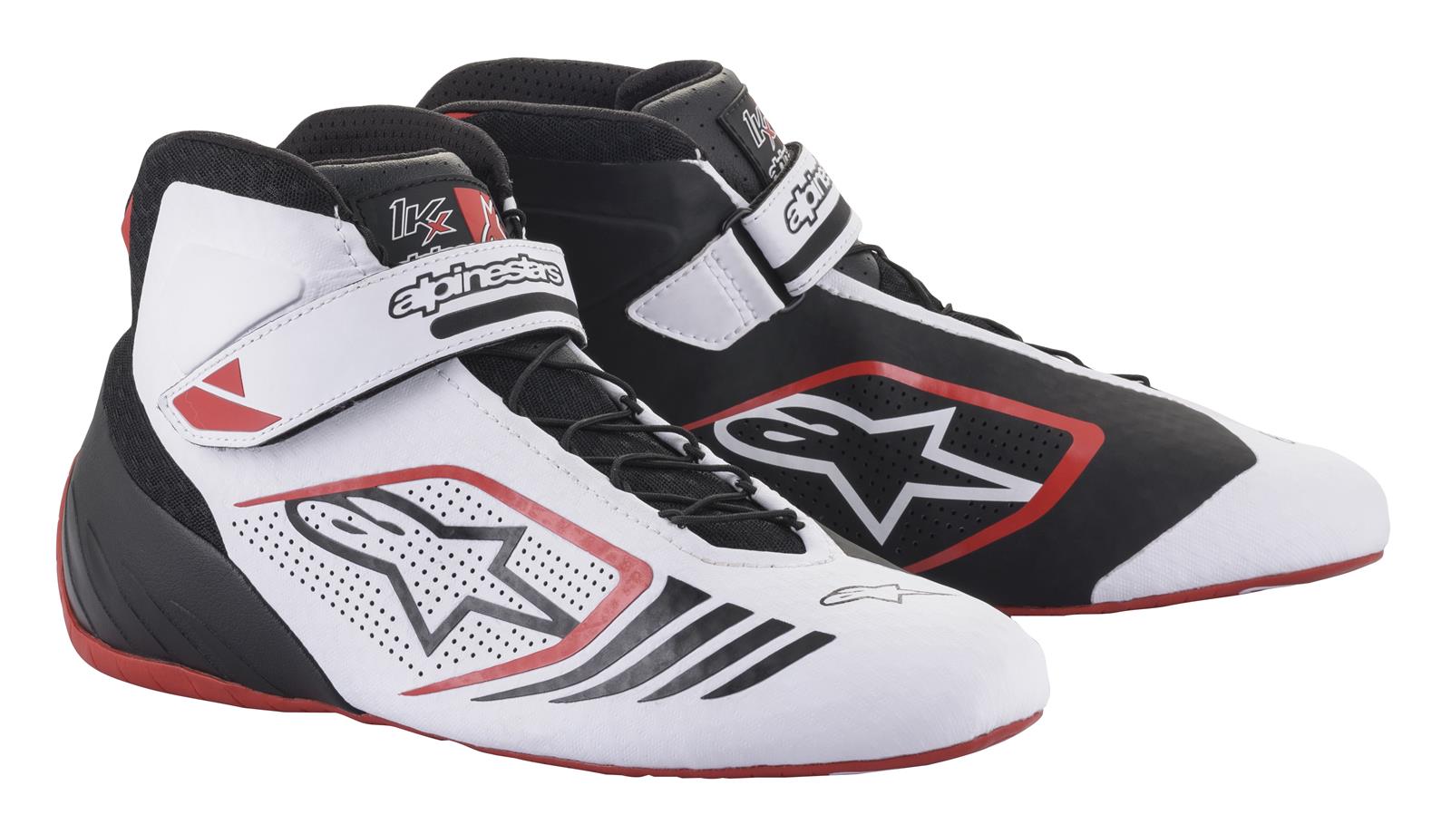 Alpinestars TECH-1 KX ботинки для картинга, черный/белый/красный, р-р 39(EUR)/7(US)/6(UK). DARK-STOCK.RU