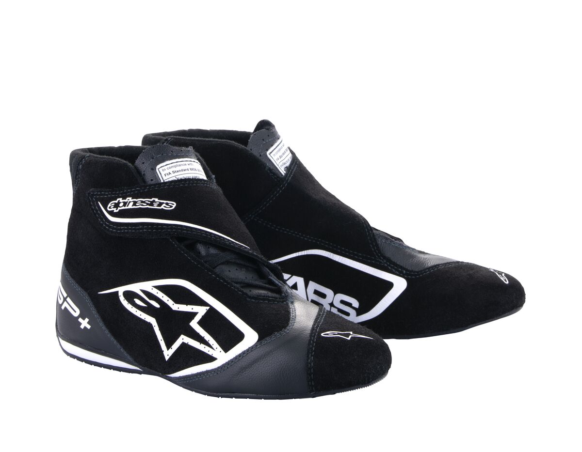 Alpinestars SP+ ботинки для автоспорта, черный/белый, р-р 40.5(EUR)/8(US)/7(UK) - DARK-STOCK.RU