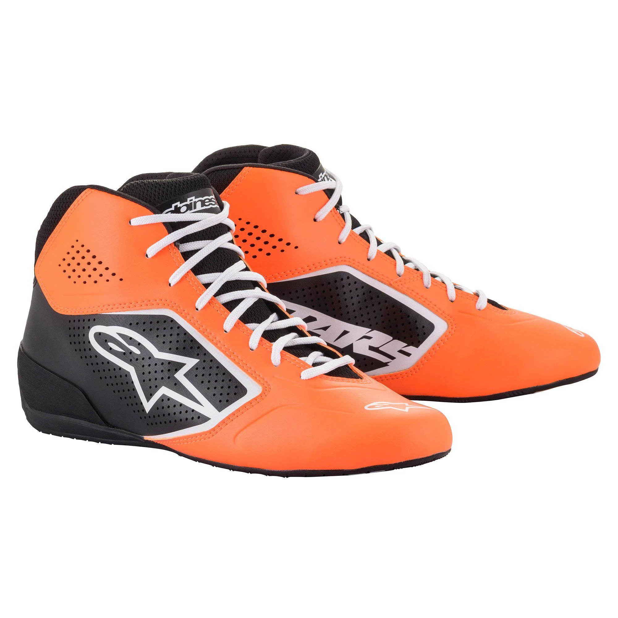Alpinestars TECH-1 K START v2 ботинки для картинга, оранжевый/черный/белый, р-р 39(EUR)/7(US)/6(UK. DARK-STOCK.RU