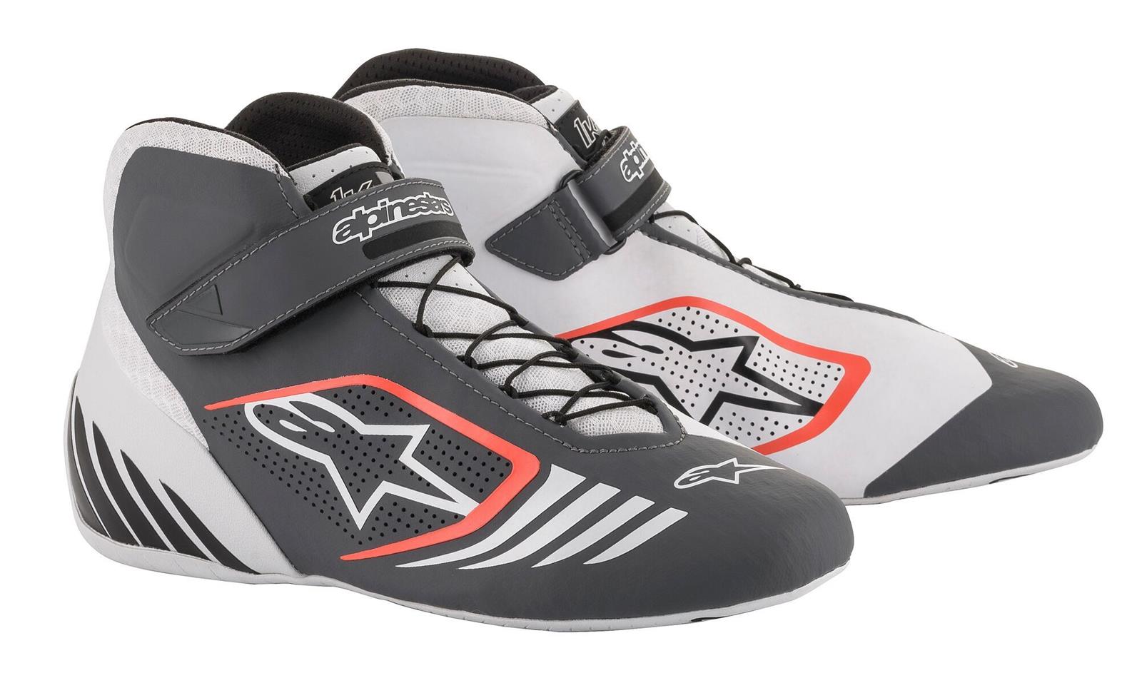Alpinestars TECH-1 KX ботинки для картинга, серый/красный, р-р 38(EUR)/6(US)/5(UK). DARK-STOCK.RU