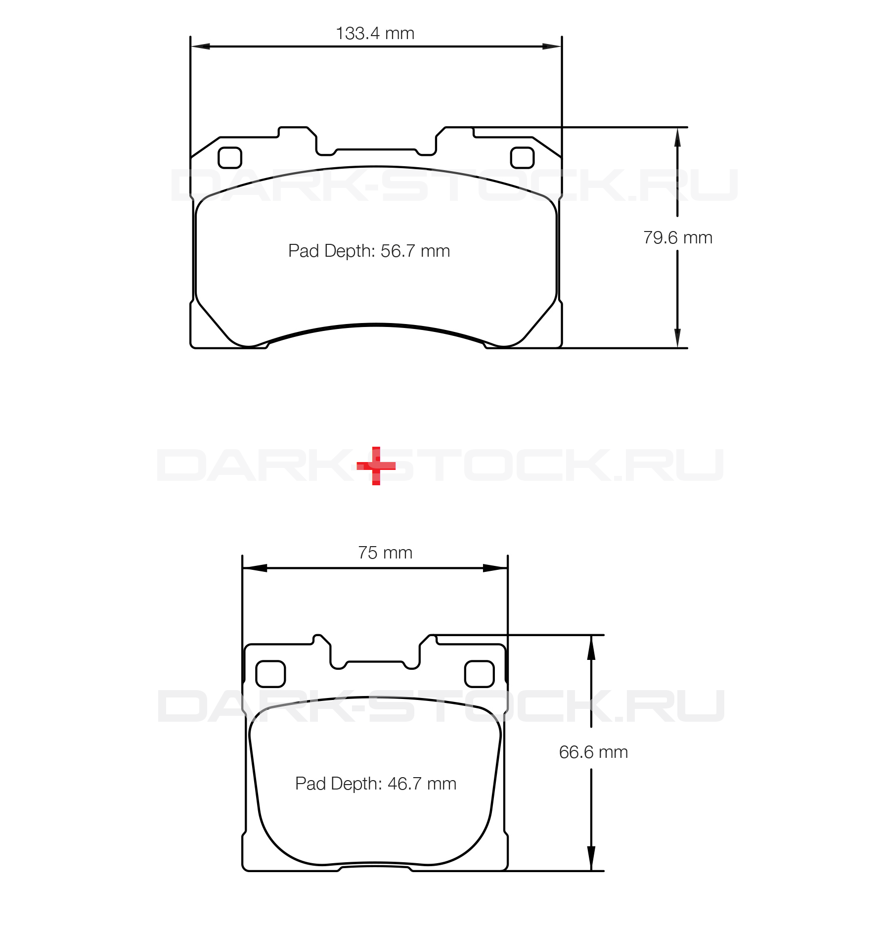 Pagid 8299 + 8300 RSL 29 Комплект колодок тормозных перед+зад TOYOTA YARIS GR_dark-stock.ru