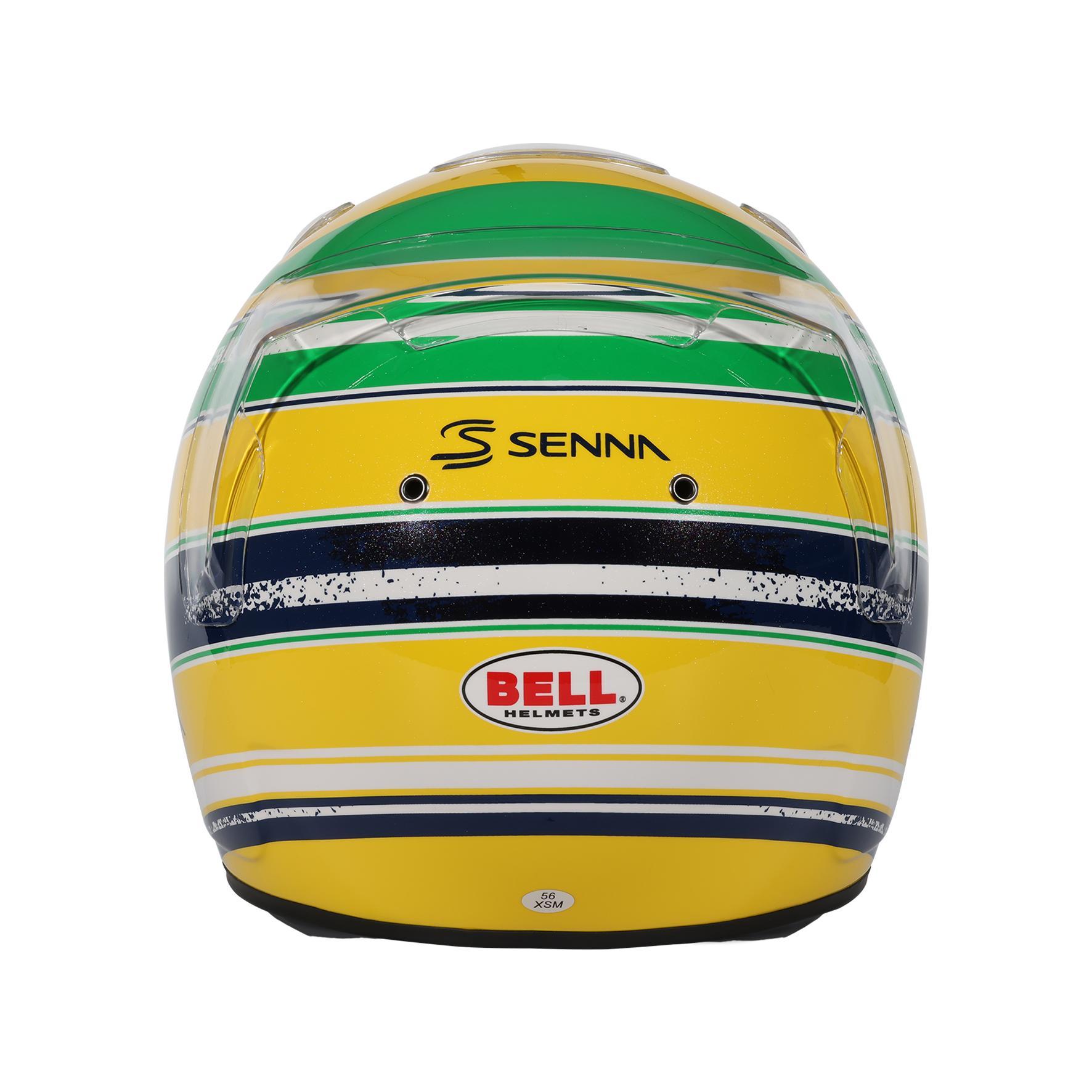 Bell KC7-CMR Ayrton Senna шлем для картинга, 54, желтый/зеленый