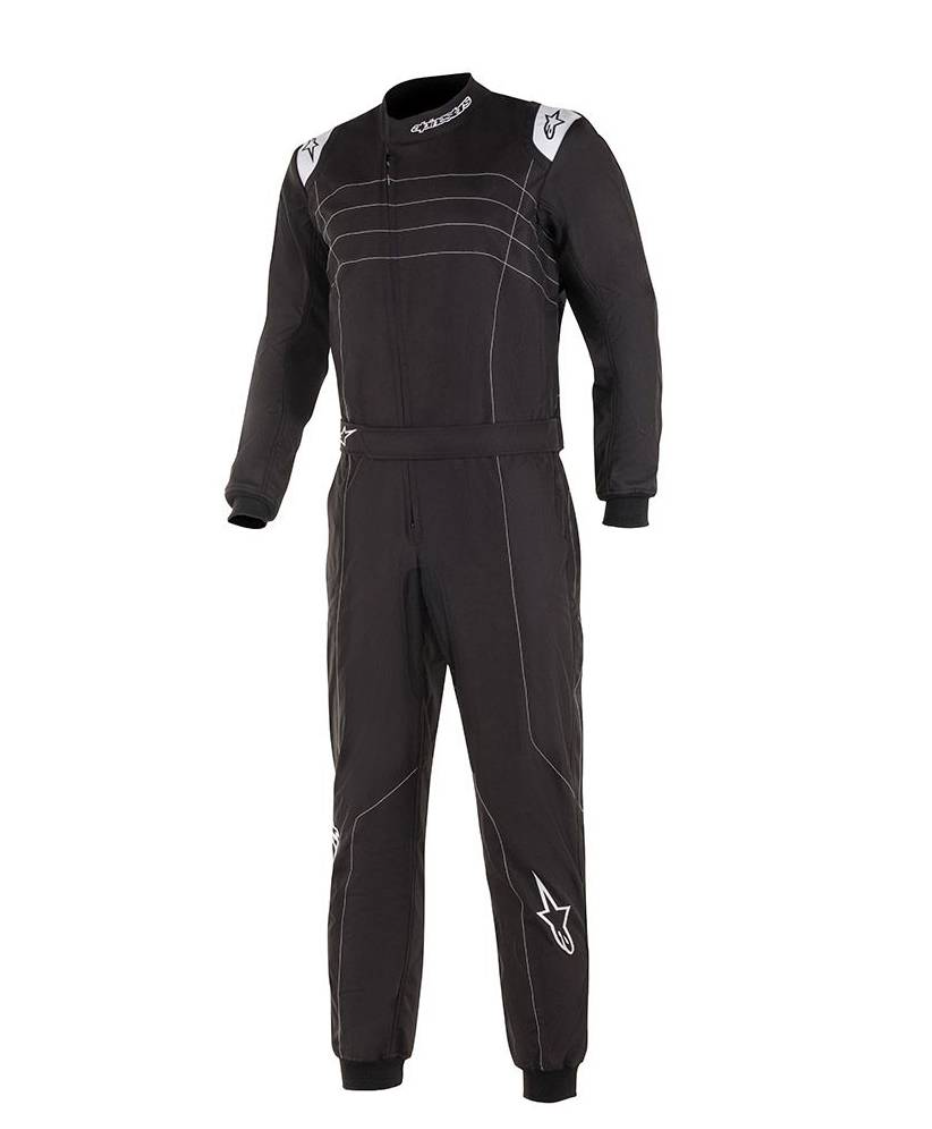 Alpinestars KMX-9 v2 комбинезон для картинга, черный/белый, р-р 52 в DARK-STOCK.RU